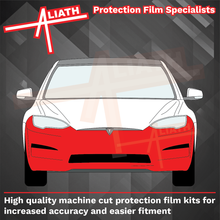 Tesla Model S 2021-Present, Front Bumper CLEAR Paint Protection