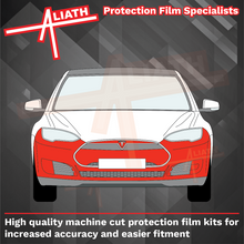 Tesla Model S 2012-2016, Front Bumper CLEAR Paint Protection