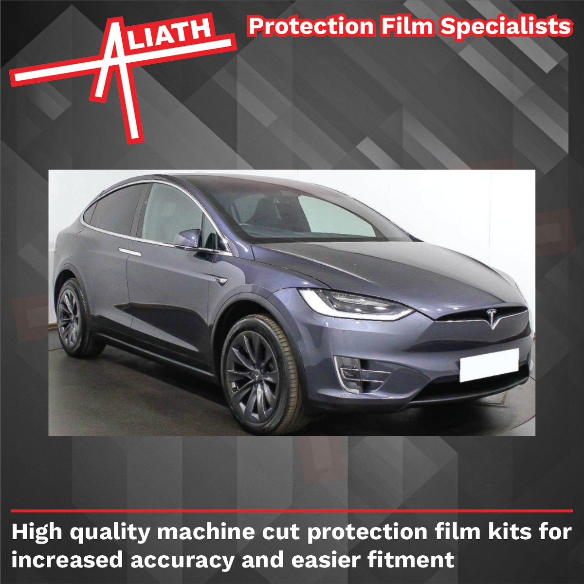 Tesla Model X 2016-2022, Front Bumper CLEAR Paint Protection