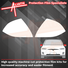 Tesla Model X 2016-Present, Mirror Caps CLEAR Paint Protection