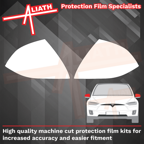 Tesla Model X 2016-Present, Mirror Caps CLEAR Paint Protection