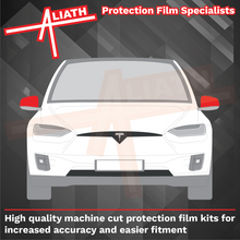 Tesla Model X 2016-Present, Mirror Caps CLEAR Paint Protection