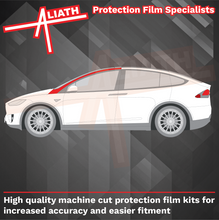 Tesla Model X 2016-Present, Front A-Pillars CLEAR Paint Protection