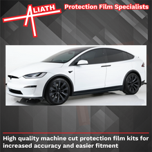 Tesla Model X 2016-Present, Rear Door Arches CLEAR Paint Protection