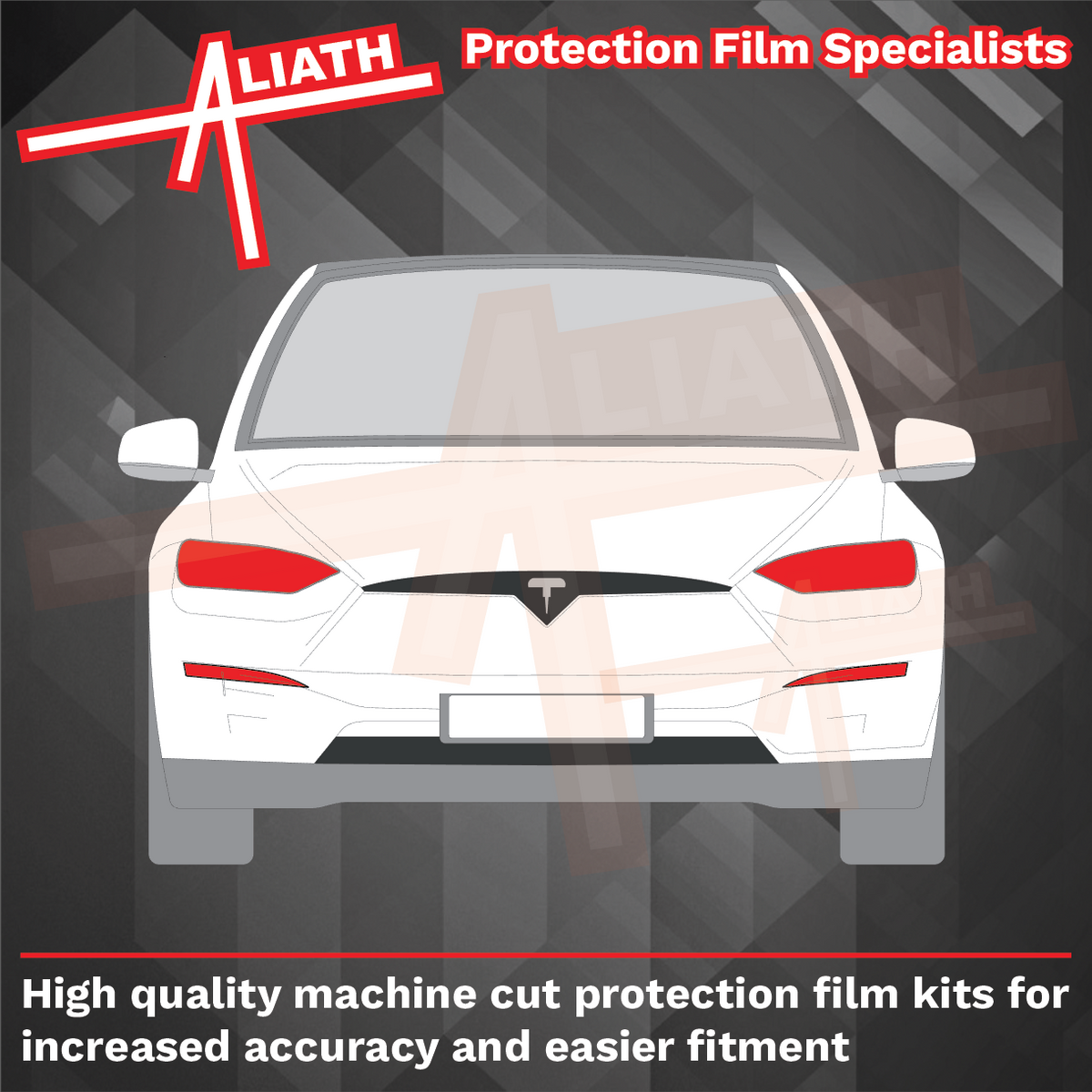 Tesla Model X 2016-Present, Headlights CLEAR Paint Protection