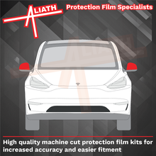 Tesla Model Y 2020-Present, Door Mirror Caps CLEAR Paint Protection