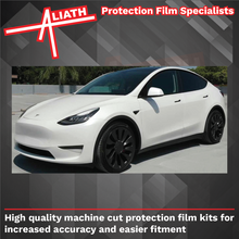 Tesla Model Y 2020-Present, A-Pillars CLEAR Paint Protection