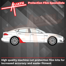 Tesla Model S 2012-2021, Rear QTR & Skirt Arches BLACK Paint Protection