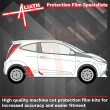 Toyota Aygo 2014-2022, Rear Arches CLEAR Paint Protection