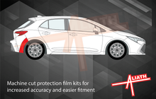 Toyota Corolla GR 2023-Present, Rear Bumper Side Arches CLEAR Paint Protection