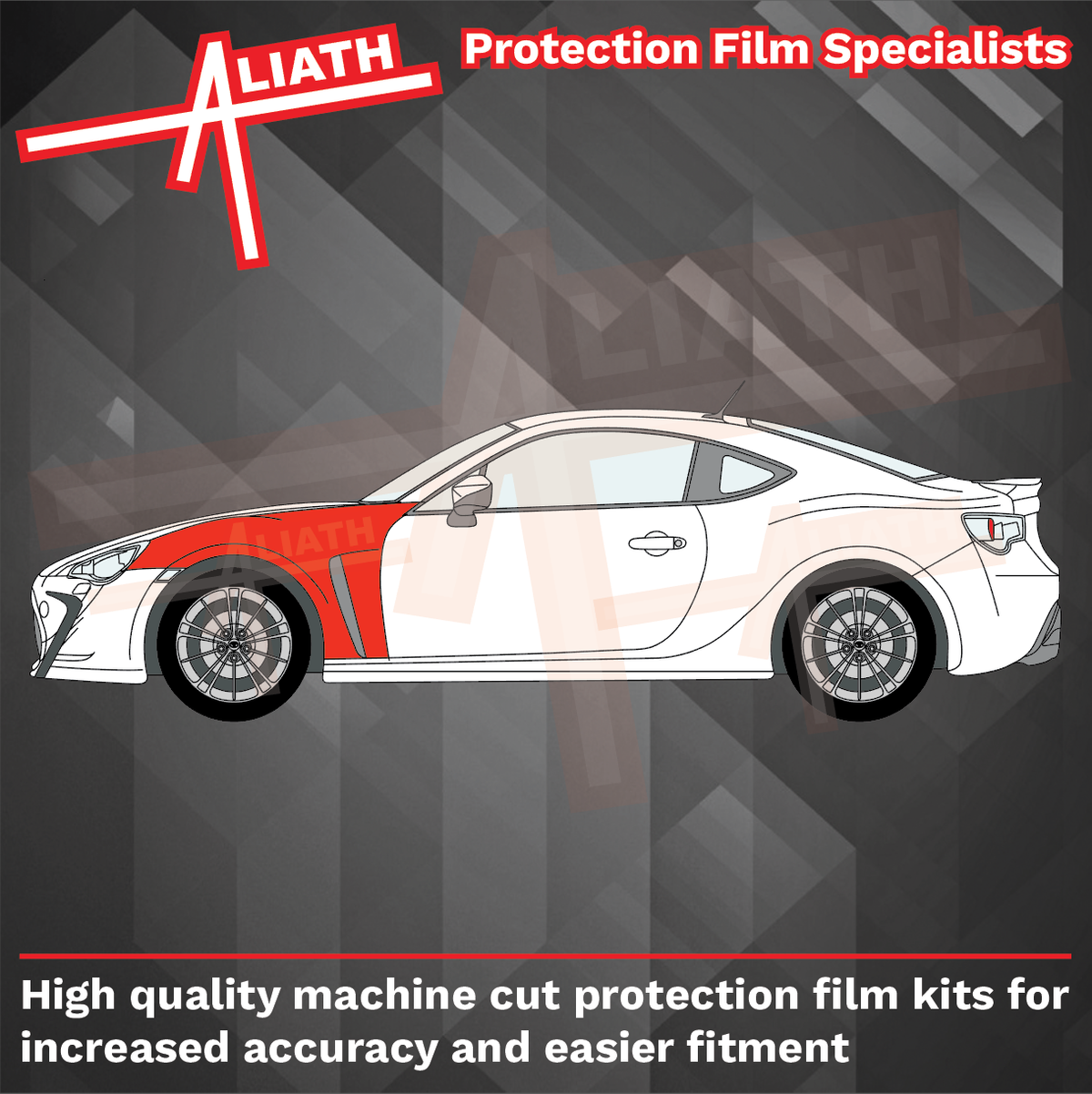 Toyota GR86 2022-Present, Front Wings CLEAR Paint Protection