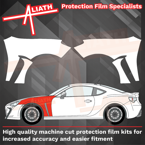 Toyota GR86 2022-Present, Front Wings CLEAR Paint Protection