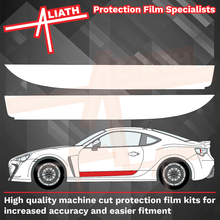 Toyota GR86 2022-Present, Door Lowers CLEAR Paint Protection