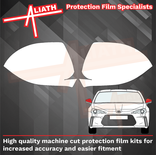 Toyota GR86 2022-Present, Mirror Caps CLEAR Paint Protection