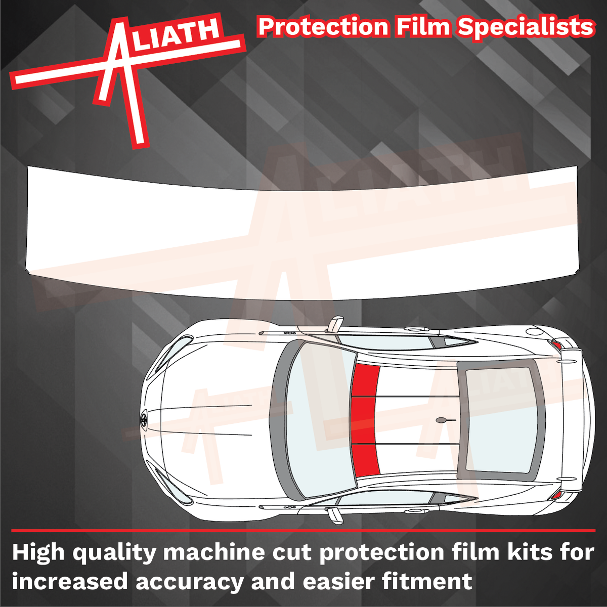 Toyota GR86 2022-Present, Roof Front CLEAR Paint Protection