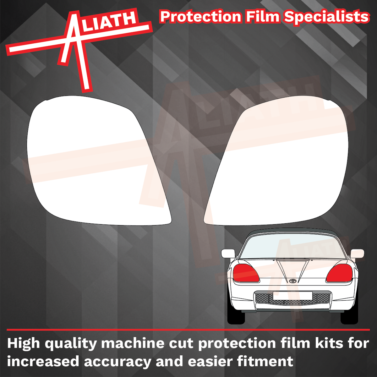 Toyota MR2 1999-2007, Headlights CLEAR Stone Protection
