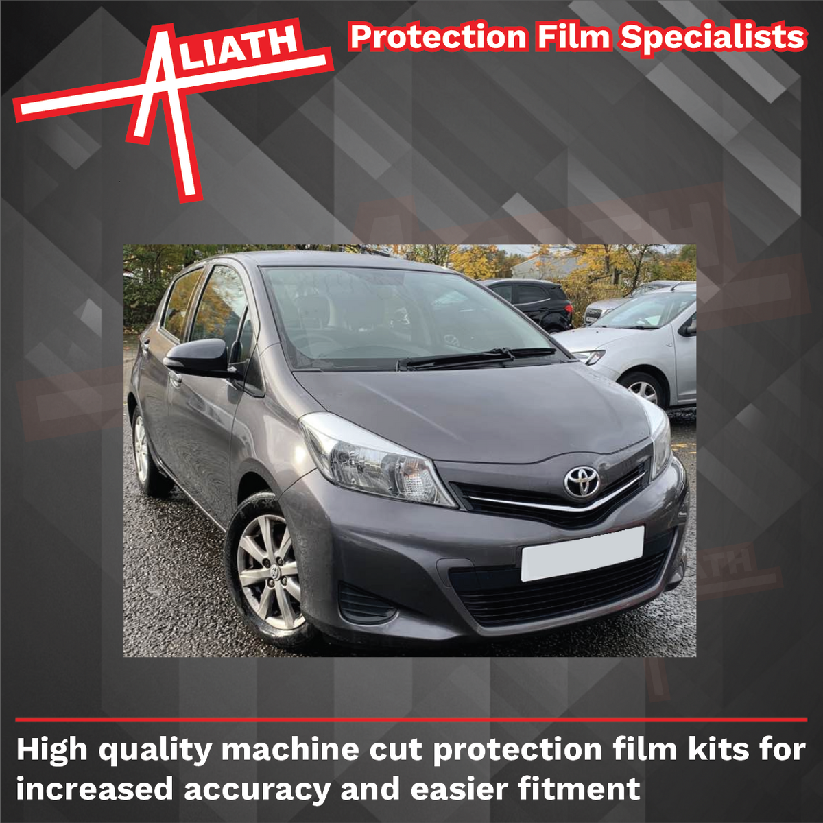 Toyota Yaris 5 Door 2011-2020, Rear QTR / Wing Arch OE Style CLEAR Paint Protection