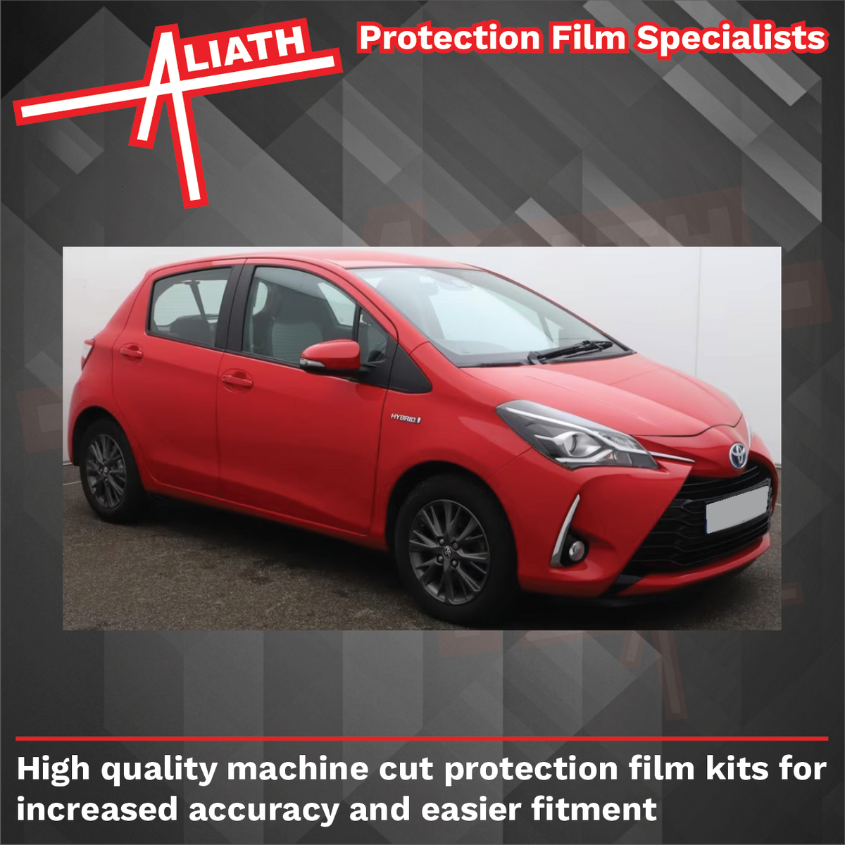 Toyota Yaris 5 Door 2011-2020, Rear QTR / Wing Arch OE Style CLEAR Paint Protection