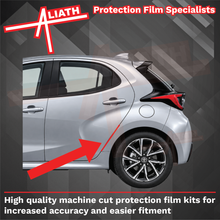 Toyota Yaris 5 Door 2020-Present, Rear QTR / Wing Arch Edge CLEAR Paint Protection