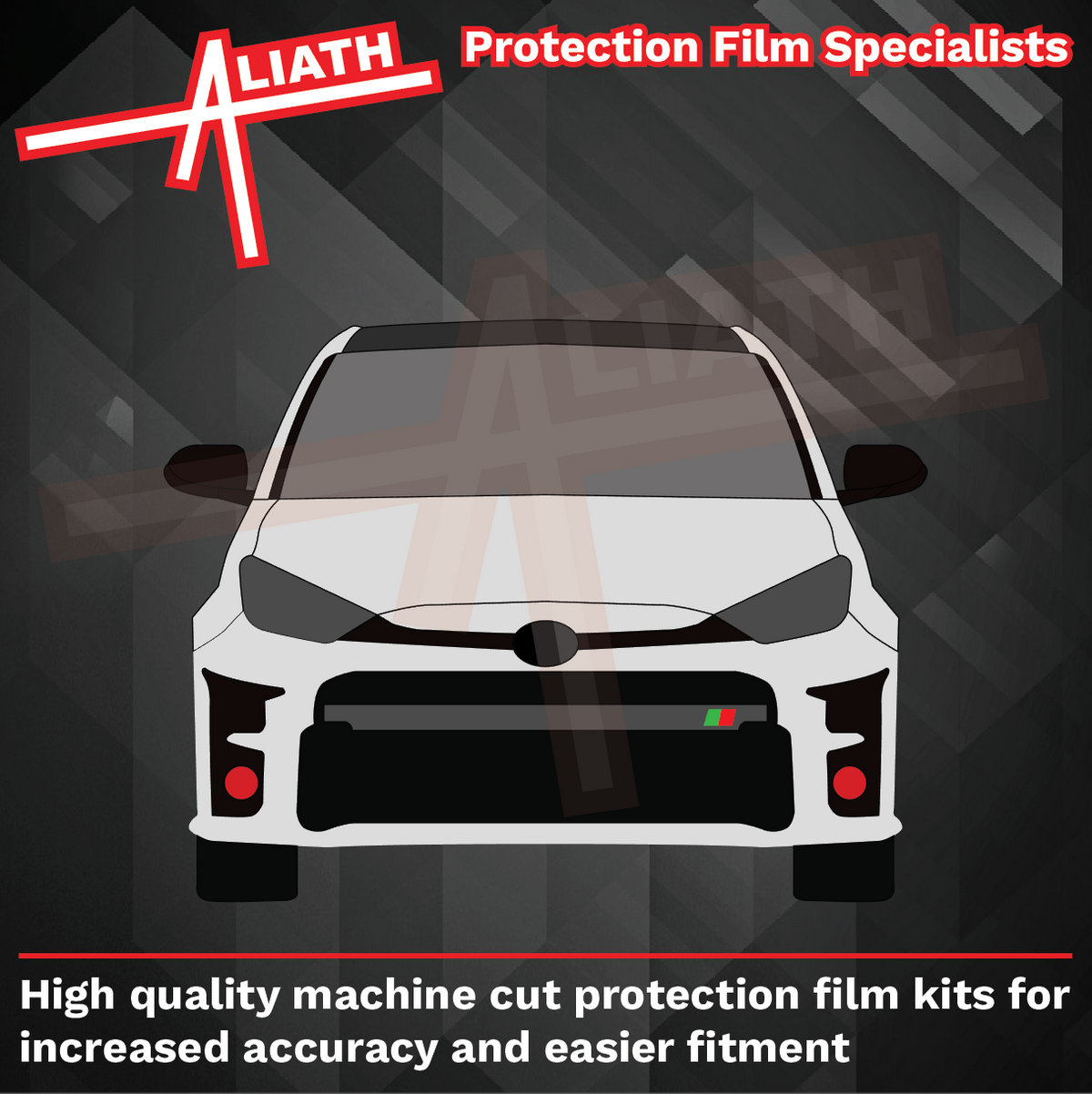 Toyota Yaris GR 2020-2024, Front Spot / Fog Lights CLEAR Paint Protection