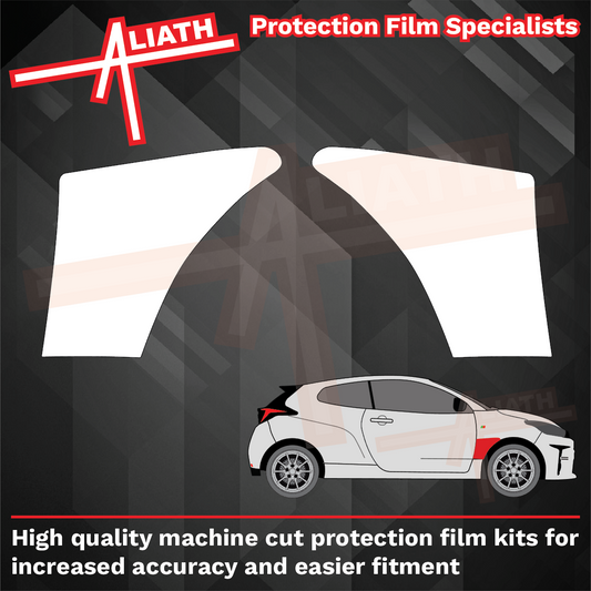 Toyota Yaris GR 2020-Present, Front Wing Rear Arch CLEAR Paint Protection