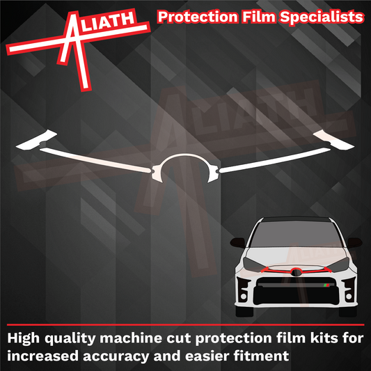 Toyota Yaris GR 2020-2024, Front Grille Inserts CLEAR Paint Protection