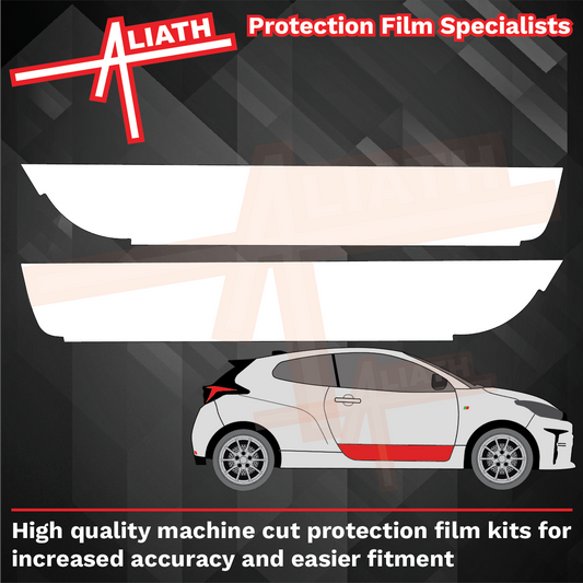 Toyota Yaris GR 2020-Present, Lower Door Sections CLEAR Paint Protection