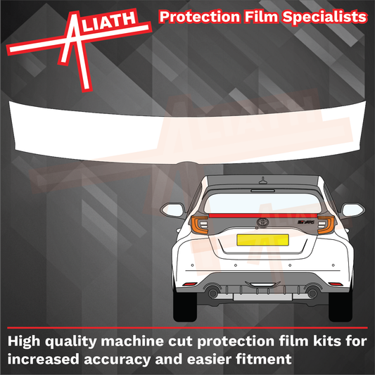 Toyota Yaris & GR 2020-2024, Tailgate Middle Section CLEAR Paint Protection