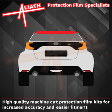 Toyota Yaris GR 2020-Present, Tailgate Upper Spoiler CLEAR Paint Protection
