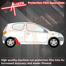 Toyota Yaris 3 Door 1999-2005, Rear QTR & Sill CLEAR Paint Protection