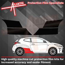 Toyota Yaris GR 2020-Present, RALLY Rear QTR / Wing & Sill Arch BLACK Paint Protection