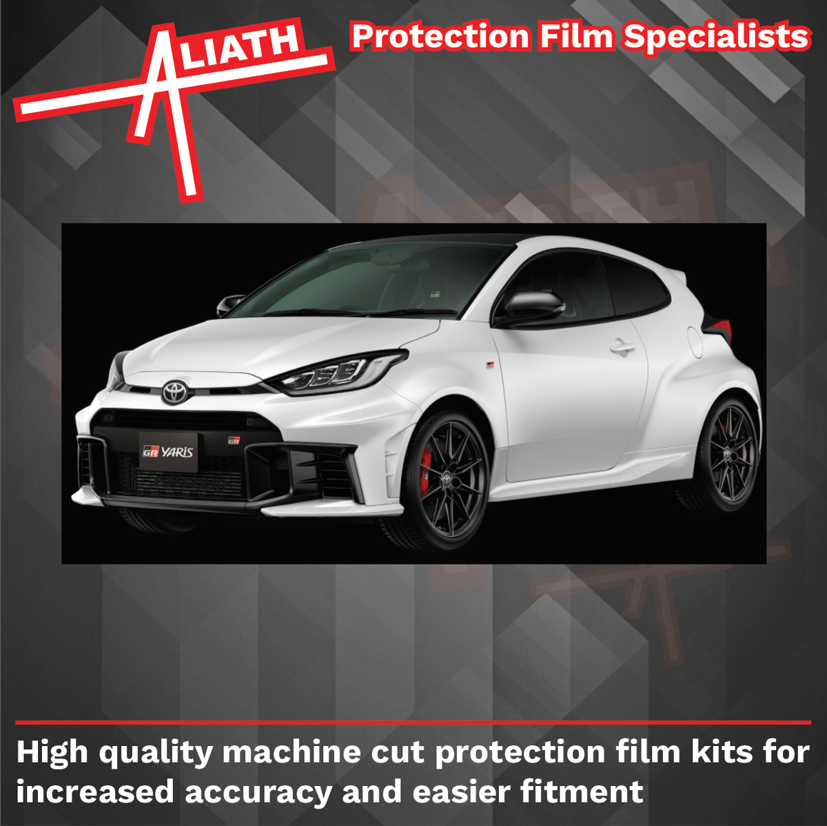 Toyota Yaris GR 2020-Present, Rear Bumper Upper BLACK Paint Protection