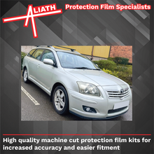 Toyota Avensis 2003-2009, Rear Wing & Door Arches BLACK Paint Protection