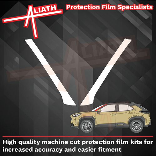 Toyota Yaris Cross 2020-Present, A-Pillars CLEAR Paint Protection