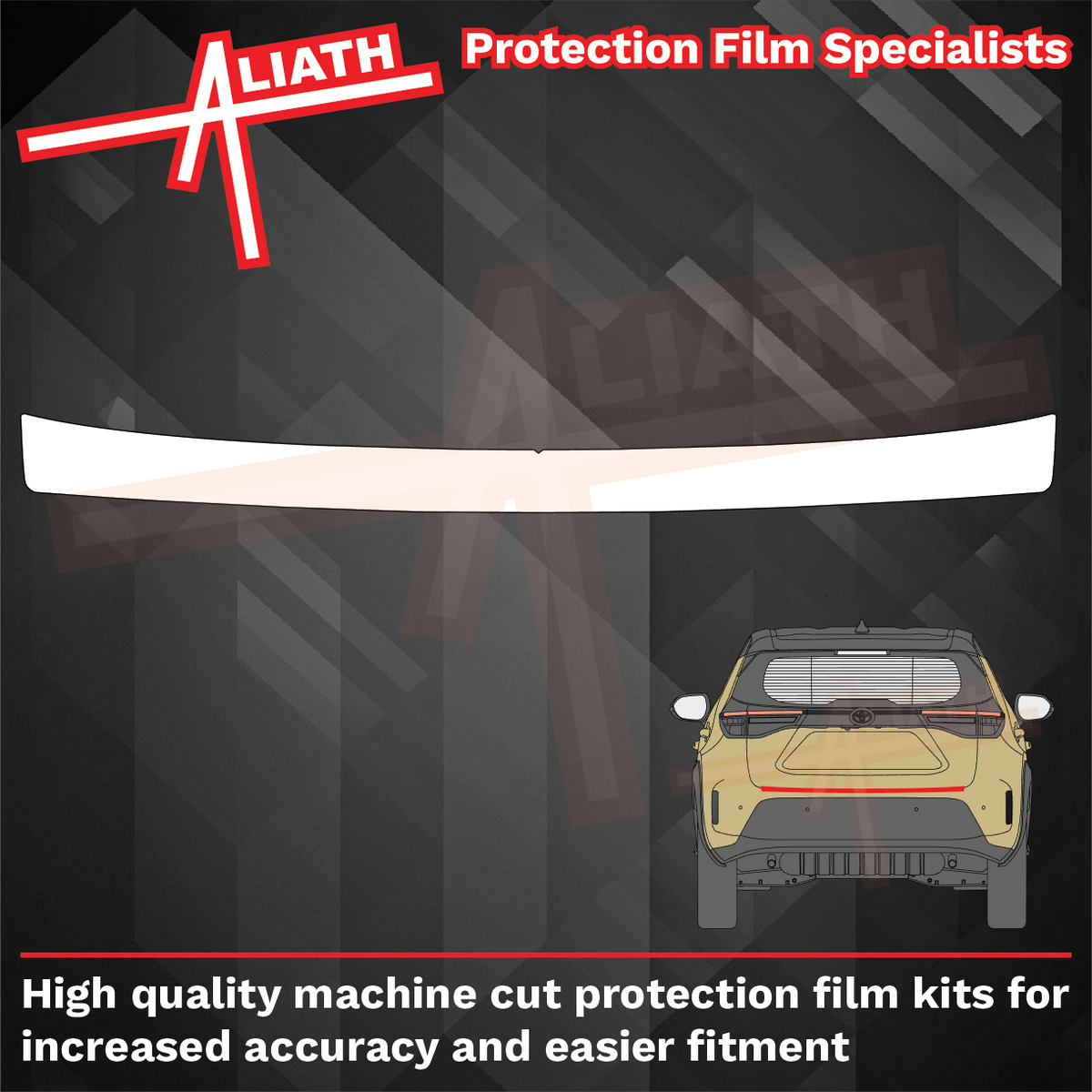 Toyota Yaris Cross 2020-Present, Rear Bumper Upper CLEAR Paint Protection