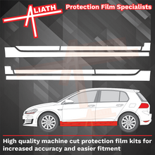 Volkswagen Golf (MK7 & MK7.5) 2013-2020, Lower doors, Wings & Sill sections CLEAR Paint Protection