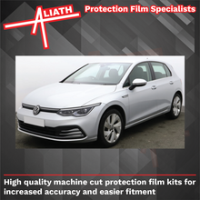 Volkswagen Golf (MK8) 2019-Present, Rear QTR Arches BLACK Paint Protection