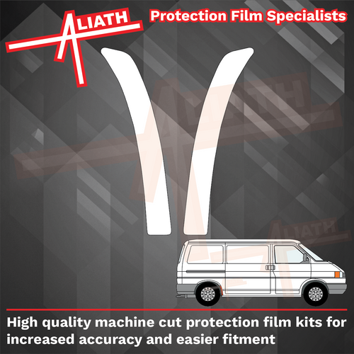 Volkswagen Transporter / Caravelle 1990-2003 (Type T4), Rear QTR Arch CLEAR Paint Protection