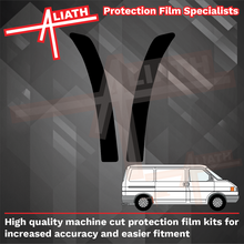 Volkswagen Transporter / Caravelle 1990-2003 (Type T4), Rear QTR Arch BLACK Paint Protection