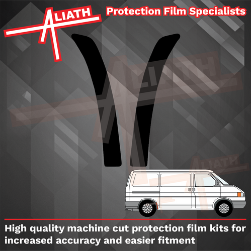 Volkswagen Transporter / Caravelle 1990-2003 (Type T4), Rear QTR Arch BLACK Paint Protection