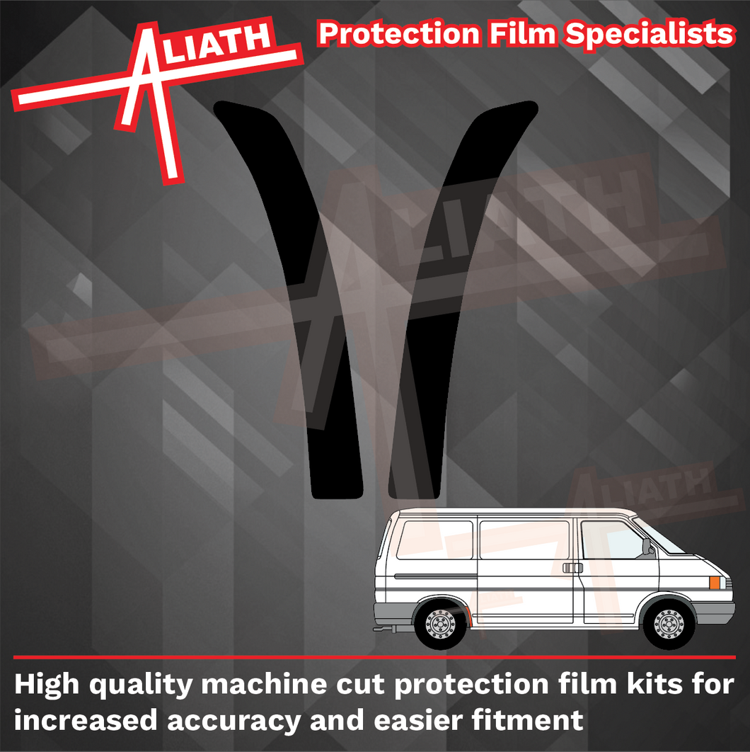 Volkswagen Transporter / Caravelle 1990-2003 (Type T4), Rear QTR Arch BLACK Paint Protection