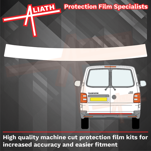 Volkswagen Transporter (Type T6.1) 2019-Present, Rear Bumper Upper CLEAR Paint Protection