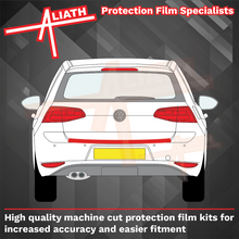 Volkswagen Golf (MK7.5) 2017-2019, Rear Bumper Upper BLACK TEXTURED Scratch Protection
