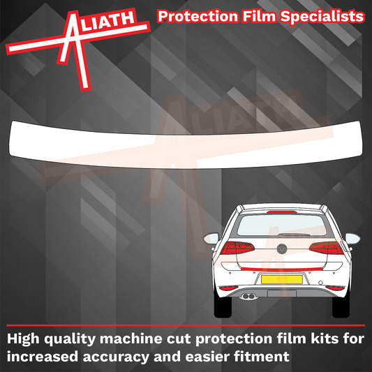 Volkswagen Golf (MK7.5) 2017-2019, Rear Bumper Upper CLEAR Scratch Protection