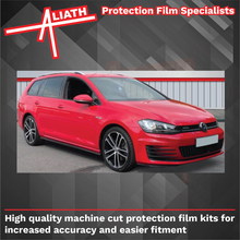 Volkswagen Golf Estate (MK7 & MK7.5) 2014-2020, Rear Bumper BLACK Paint Protection