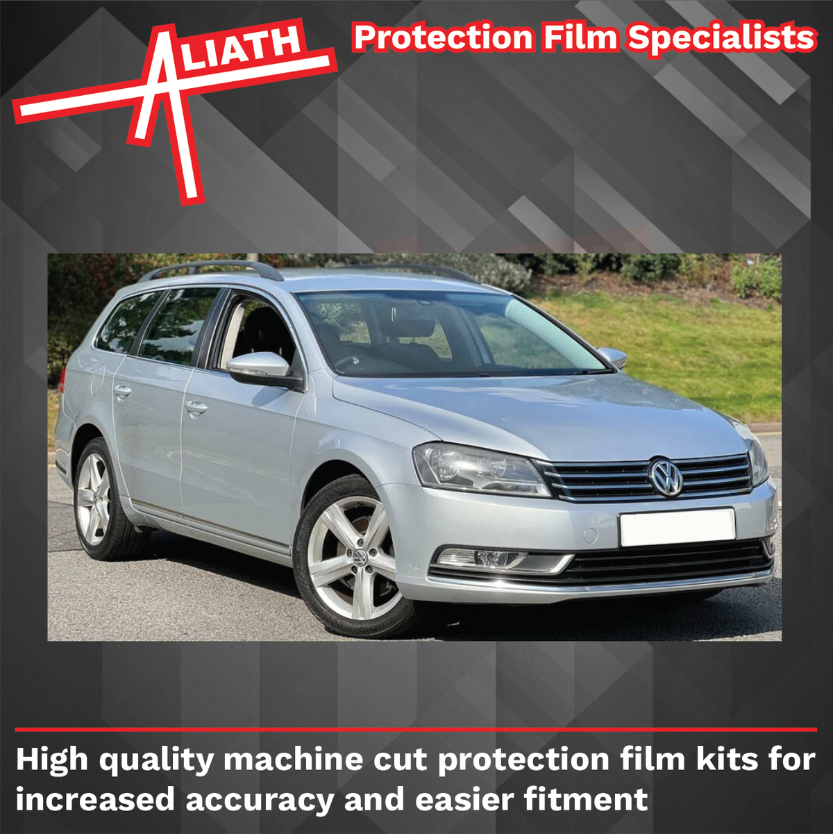 Volkswagen Passat Estate (Type B7) 2010-2015, Rear Bumper CLEAR Paint Protection