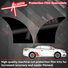 Vauxhall Cascada 2013-2019, Rear QTR / Wing Arches BLACK Stone Protection