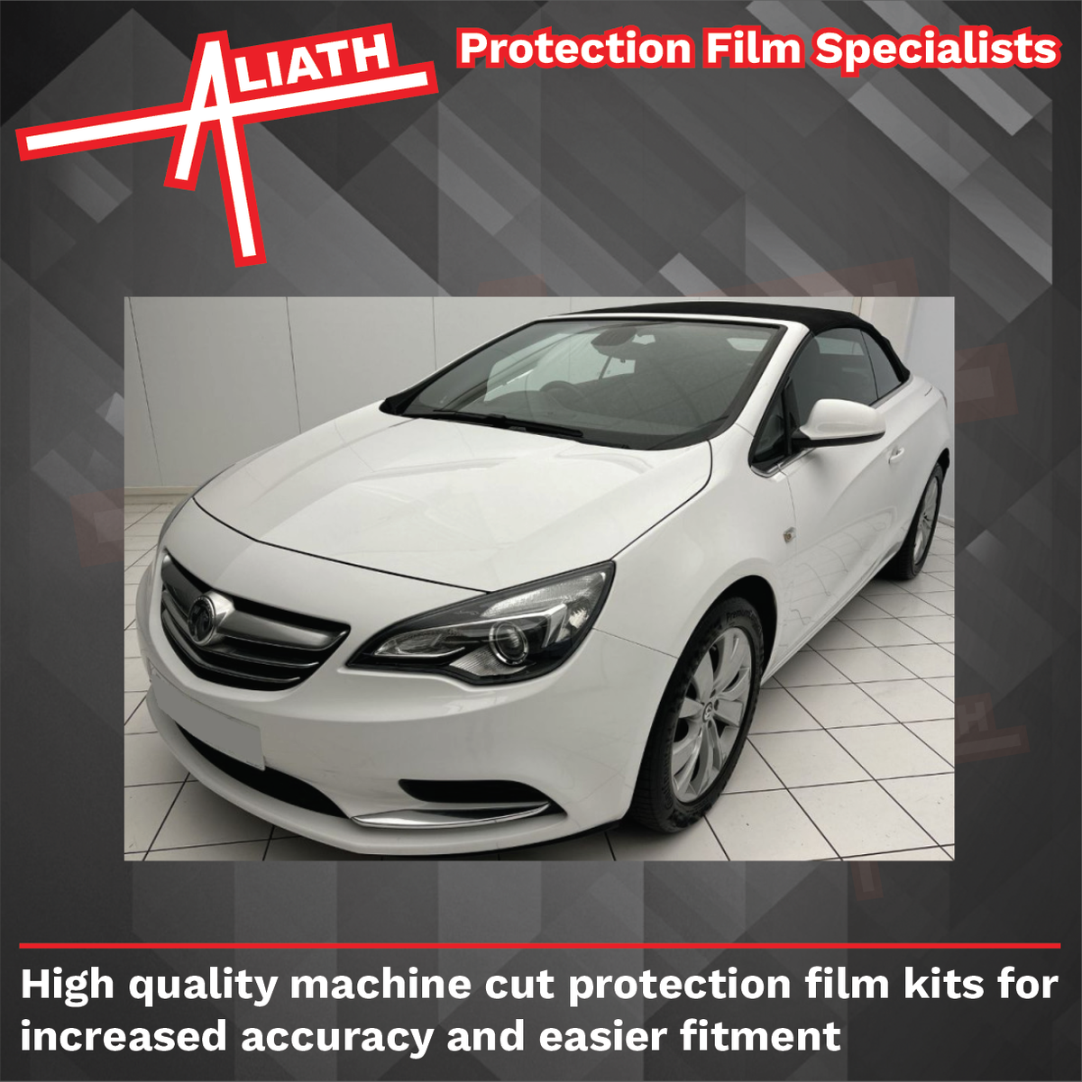Vauxhall Cascada 2013-2019, Rear QTR / Wing Arches CLEAR Stone Protection