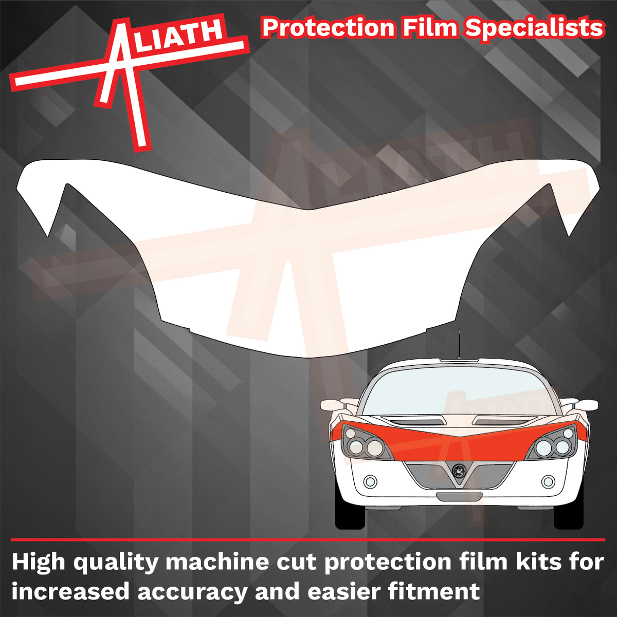 Vauxhall VX220 / Opel Speedster 2000-2005, Bonnet Front Nose CLEAR Paint Protection