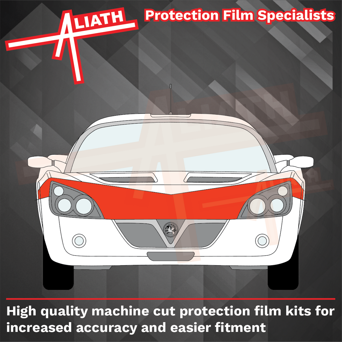 Vauxhall VX220 / Opel Speedster 2000-2005, Bonnet Front Nose CLEAR Paint Protection